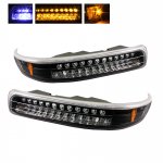 2000 Chevy Tahoe Black LED Bumper Lights