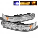 2003 Chevy Tahoe Clear LED Bumper Lights