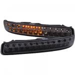 GMC Sierra 2500HD 2001-2006 Smoked LED Bumper Lights