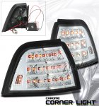 1992 BMW E36 Sedan 3 Series Clear LED Corner Lights