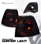 1992 BMW E36 Coupe 3 Series Smoked Corner Lights