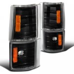 GMC Suburban 1994-1999 Black Corner Lights