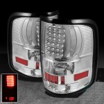 2005 Ford F150 Clear LED Tail Lights