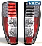 GMC Canyon 2004-2012 Depo Clear LED Tail Lights