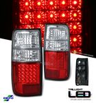 Toyota Land Cruiser 1991-1997 Depo Red and Clear LED Tail Lights