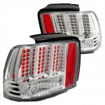 2001 Ford Mustang LED Tail Lights Chrome