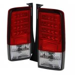 Scion xB 2003-2007 Red and Clear LED Tail Lights Scion xB 2003-2007 Red and Clear LED Tail Lights