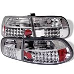 1992 Honda Civic Hatchback Clear LED Tail Lights