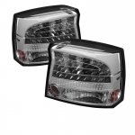 Dodge Charger 2009-2010 Clear LED Tail Lights
