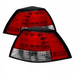 Pontiac G8 2008-2009 Red and Clear LED Tail Lights
