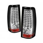 2004 Chevy Silverado Clear LED Tail Lights