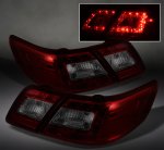 2008 Toyota Camry Red and Smoked LED Tail Lights