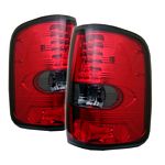 2004 Ford F150 Red and Smoked LED Tail Lights