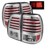 1998 Lexus LX470 Clear LED Tail Lights