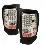 2001 Dodge Ram 3500 Clear LED Tail Lights