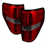 2010 Ford F150 Red and Smoked LED Tail Lights 2010 Ford F150 Red and Smoked LED Tail Lights