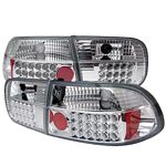 1992 Honda Civic Clear LED Tail Lights