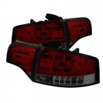 Audi A4 Sedan 2006-2008 Red and Smoked LED Tail Lights Audi A4 Sedan 2006-2008 Red and Smoked LED Tail Lights