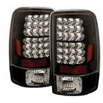 2000 GMC Yukon Black LED Tail Lights