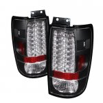 2001 Ford Expedition Black LED Tail Lights