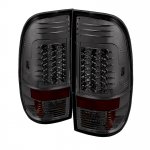2002 Ford F550 Super Duty Smoked LED Tail Lights