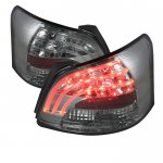 Toyota Yaris Sedan 2007-2009 Smoked LED Tail Lights