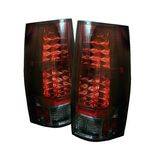 2007 Chevy Tahoe Red and Smoked LED Tail Lights