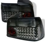 1992 BMW E36 Sedan 3 Series Smoked LED Tail Lights