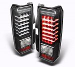 Hummer H3 2006-2010 Black LED Tail Lights