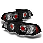 Acura RSX 2002-2004 Black LED Tail Lights