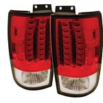 2000 Ford Expedition Red and Clear LED Tail Lights 2000 Ford Expedition Red and Clear LED Tail Lights