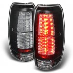 2009 Chevy Avalanche Black LED Tail Lights