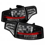 Audi A4 Sedan 2006-2008 Black LED Tail Lights Audi A4 Sedan 2006-2008 Black LED Tail Lights