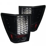 2010 Jeep Grand Cherokee Black LED Tail Lights 2010 Jeep Grand Cherokee Black LED Tail Lights