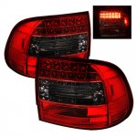 Porsche Cayenne 2003-2007 Red and Smoked LED Tail Lights