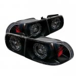 1992 Honda Civic Black LED Tail Lights