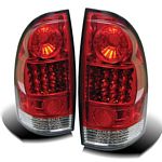 2006 Toyota Tacoma Red and Clear LED Tail Lights