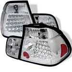 2001 BMW E46 Sedan 3 Series Clear LED Tail Lights