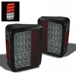 2009 Jeep Wrangler JK LED Tail Lights Smoked