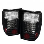 2001 Ford Ranger Black LED Tail Lights