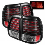 1998 Lexus LX470 Black LED Tail Lights