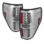 2009 Ford F150 Clear LED Tail Lights