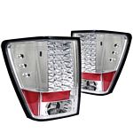 Jeep Grand Cherokee 2005-2006 Clear LED Tail Lights