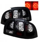 1996 Ford Mustang Black LED Tail Lights