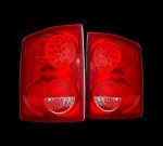 Dodge Dakota 2005-2009 Red LED Tail Lights