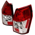 2007 Dodge Magnum Red and Clear LED Tail Lights