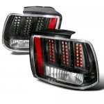 2002 Ford Mustang LED Tail Lights Carbon Fiber
