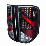 2010 Chevy Silverado LED Tail Lights Black