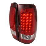 1999 GMC Sierra Red LED Tail Lights