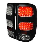2009 GMC Sierra Black LED Tail Lights